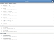 Tablet Screenshot of infomars.fr